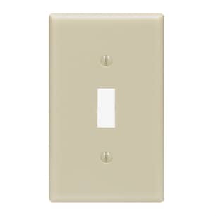 Thumbnail of the 1-Gang Toggle Device Switch Wallplate in Ivory