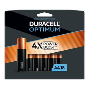 Thumbnail of the Duracell POWER BOOST™ AA Optimum batteries, 18 Pack
