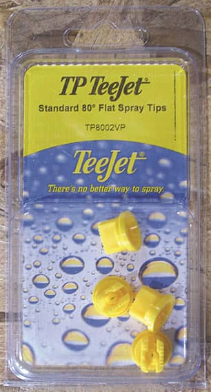 Thumbnail of the Tips Flat Spray 80  Degree 4 P