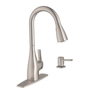 Thumbnail of the Moen Kiran Spot Resist Stainless One-Handle High Arc Pulldown Kitchen Faucet
