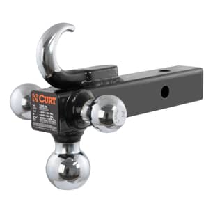 Thumbnail of the MULTI-BALL MOUNT WITH HOOK (2" SOLID SHANK, 1-7/8", 2" & 2-5/16" CHROME BALLS)