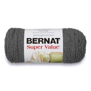 Thumbnail of the True Grey Super Value Yarn (4 - Medium) By Bernat