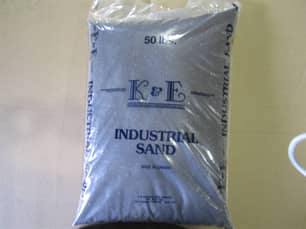Thumbnail of the K&E 50lb B2040 Black Sand Blasting Sand