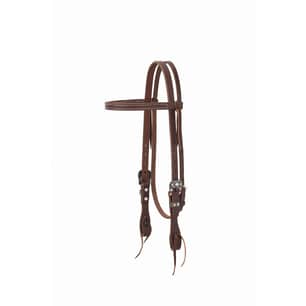 Thumbnail of the Working Tack Chevron Designer Hardware Straight Browband Headstall