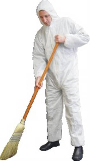 Thumbnail of the White Poly Coveralls