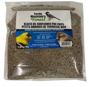 Thumbnail of the Turtle Mountains Finest® Black Oil Sunflower Fine Chips Bird Seed 3.18kg