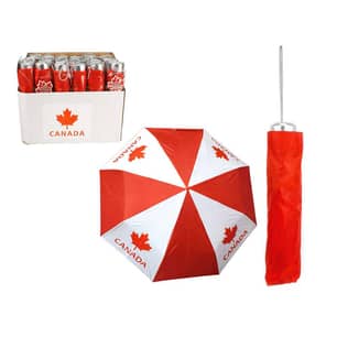 Thumbnail of the CANADA THEMED FOLDING UMBRELLA WITH POUCH
