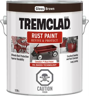 Thumbnail of the Tremclad Rust Paint Brown3.78L