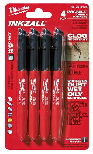 Thumbnail of the MILWAUKEE 4PK BLACK FINE POINT MARKERS