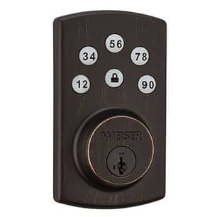 Thumbnail of the Powerbolt 2.0 Electronic Deadbolt Featuring SmartKey in Venetian Bronze