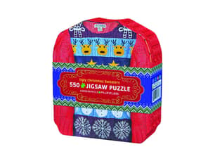 Thumbnail of the Ugly Sweater Shaped Tin 550 Piece Puzzle