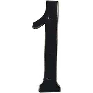 Thumbnail of the #1 CLASSIC 6 INCH HOUSE NUMBER MATTE BLACK