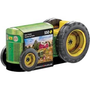 Thumbnail of the Tractor Shaped Tin 550 Piece Puzzle