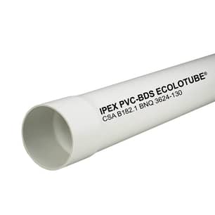 Thumbnail of the 3"x10' PVC SEWER PIPE BNQ B/E WHITE