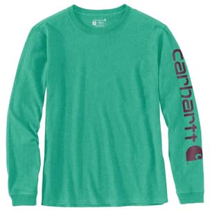 Thumbnail of the Women's Heavyweight Long Sleeve Logo Graphic Tee