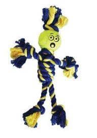 Thumbnail of the Petsport Rope Man with Ball Dog Toy 2.5"