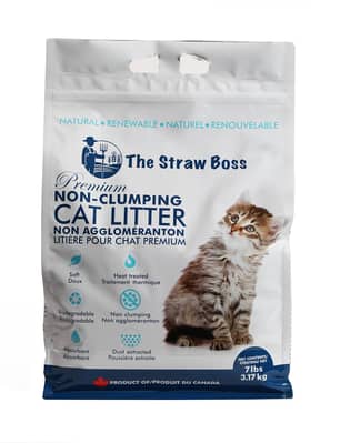 Thumbnail of the The Straw Boss Premium Non-Clumping Cat Litter 7lbs