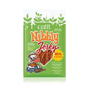 Thumbnail of the Catit Nibbly Jerky Chicken and Fish 30g