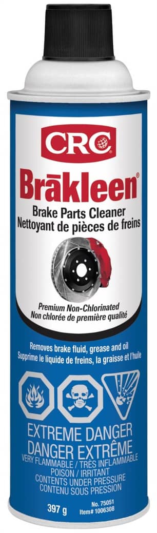 Thumbnail of the Brakleen® Brake Parts Cleaner, Non-Chlorinated, Retail Formula, 397 Grams