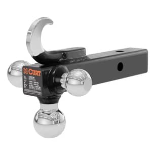Thumbnail of the CURT™ Multi-Ball Mount with Hook, 2” Solid Shank