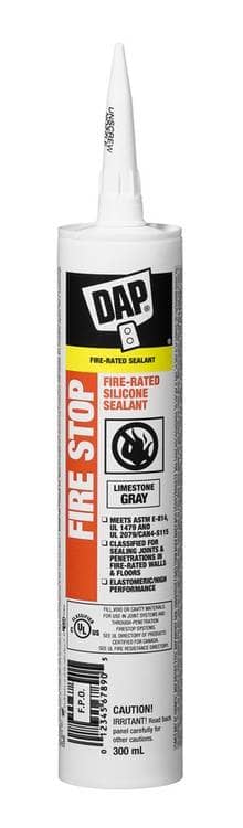 Thumbnail of the DAP® FIRE STOP FIRE RATED SILICONE SEALANT 300ML