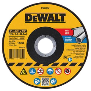 Thumbnail of the Dewalt® Cutting Wheel 5" x .045" x 7/8"