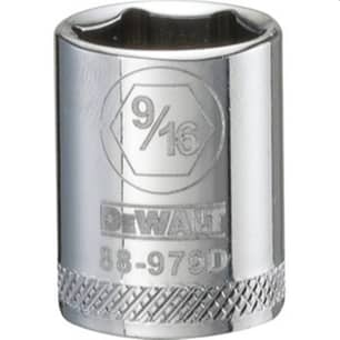 Thumbnail of the DeWalt® Hand Socket, 9/16" Socket, 3/8" Drive