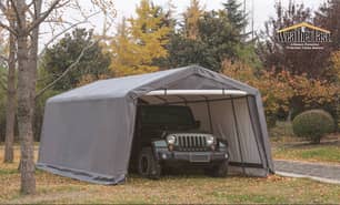 Thumbnail of the Weatherfast® Portable Garage 12' x 20' x 8'