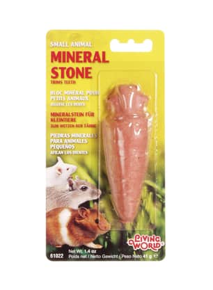 Thumbnail of the LIVING WORLD SMALL ANIMAL MINERAL STONE CARROT SHAPE, 30G