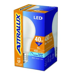 Thumbnail of the BULB LED ATTRALUX A19 40W DAYLIGHT NON DIMMABLE