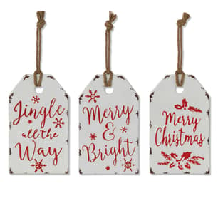Thumbnail of the Metal Holiday Sign Ornament