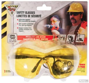 Thumbnail of the Safety Glasses Amber Frameless