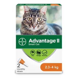 Thumbnail of the Advantage II Flea Treatment for Small Cats - 2 dose