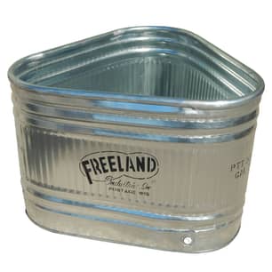 Thumbnail of the Freeland 74 Gal. 3-Sided Galvanized Stock Tank, 23.5" H 34" L