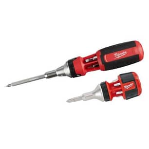 Thumbnail of the MILWAUKEE 9 IN 1 SQUARE RATCHET MULTI-BIT DRIVER WITH 8-IN-1 COMPACT MULTI-BIT SCREWDRIVER