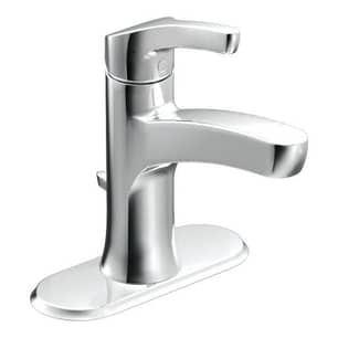 Thumbnail of the Moen Danika Chrome One-Handle High Arc Bathroom Faucet