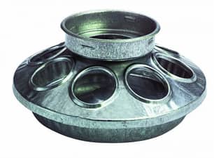 Thumbnail of the Farm Pro - Galvanized Metal Feeder Jar Base, 1 quart