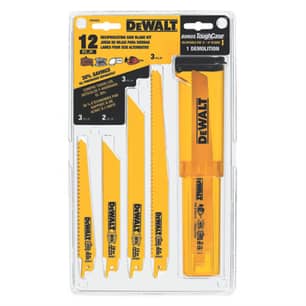 Thumbnail of the Dewalt® Bi-Metal Reciprocating Saw Blade Set 12pc