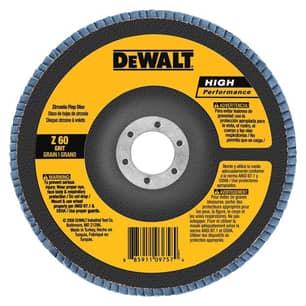 Thumbnail of the DEWALT 5" X 7/8" 36 GRIT ZIRCONIA ANGLE GRINDER FLAP DISC