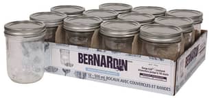 Thumbnail of the Bernardin® Wide Mouth Decorative Mason Jars, 500 mL, 12 Count