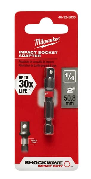 Thumbnail of the Milwaukee® SHOCKWAVE™ 1/4 - 2 Inches Insert Impact Socket Adapters