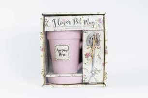 Thumbnail of the Flower Pot Mug - Pink - Awesome Mom