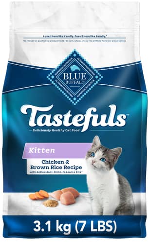 Thumbnail of the Blue Buffalo® Healthy Growth, Chicken & Brown Rice Recipe Kitten Food - 3.1kg