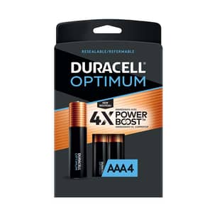 Thumbnail of the Duracell POWER BOOST™ AAA Optimum batteries, 4 Pack