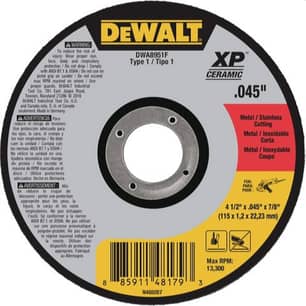 Thumbnail of the DeWalt® Wheel Cut 4-1/2X.045X7/8 Cer