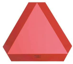 Thumbnail of the Plastic Slow Moving High Visibility Vehicle Sign - 12" x 12"
