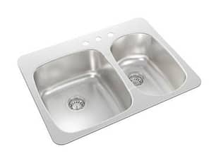 Thumbnail of the Wessan Drop In One and a Half Bowl Stainless Steel Sink