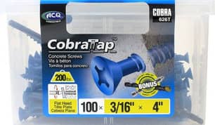 Thumbnail of the METAL CONCRETE SCREW ANCHOR WITH BLUE COATING 3/16" X 4"