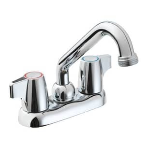 Thumbnail of the Moen Manor Chrome Two-Handle Low Arc Laundry Faucet