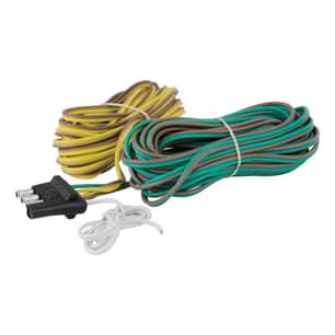 Thumbnail of the CURT™ 4-Way Flat Connector for Rewiring Trailer, Includes 20' Wires